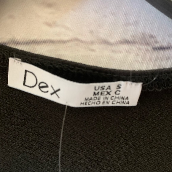 Dex Front Twist Long-Sleeve Bodysuit Size Small - Picture 2 of 4